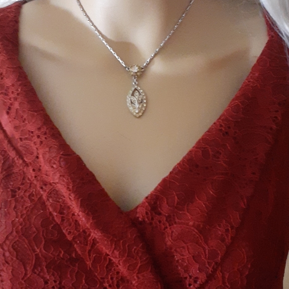 🆕 SALE Michel Laperle Maroon Plus Dress - Picture 15 of 15